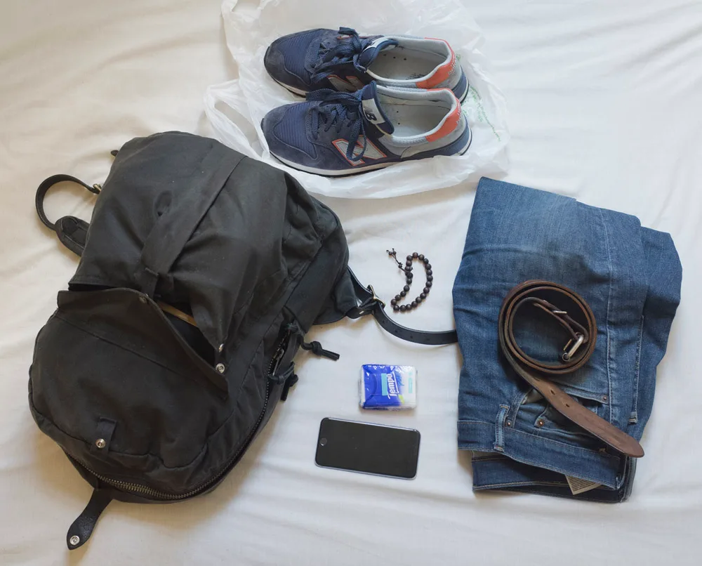 All packed up and ready to go