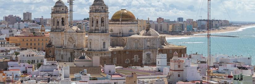 Cityscape shot of Cadiz Spain