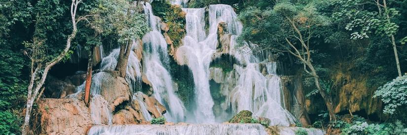Waterfall near Luang Prabang