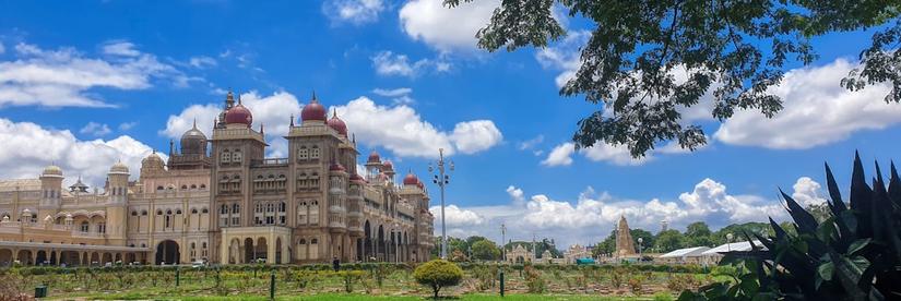 Traditional building in Mysore building
