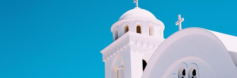 White church, Paros Greece