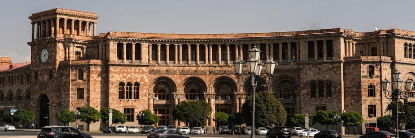 Heritage building in Yerevan Armenia